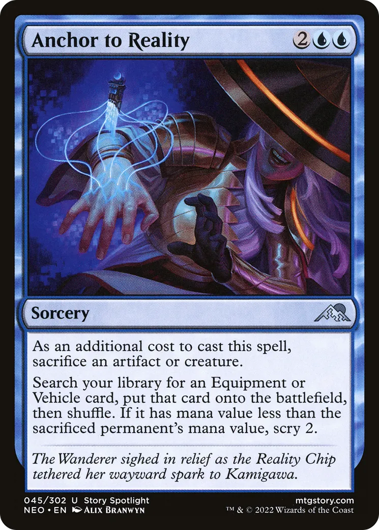 Ancrer à la réalité — Kamigawa: Neon Dynasty — Magic: The Gathering