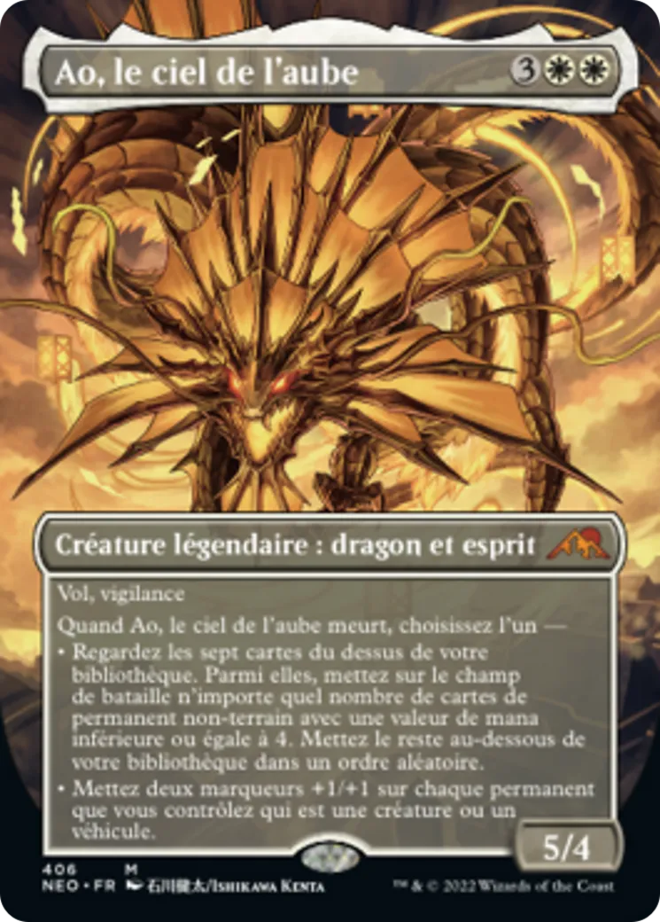 Ao, le ciel de l'aube — Kamigawa: Neon Dynasty — Magic: The Gathering
