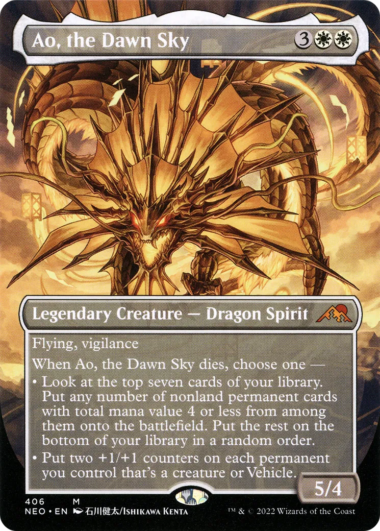 Ao, the Dawn Sky — Kamigawa: Neon Dynasty — Magic: The Gathering