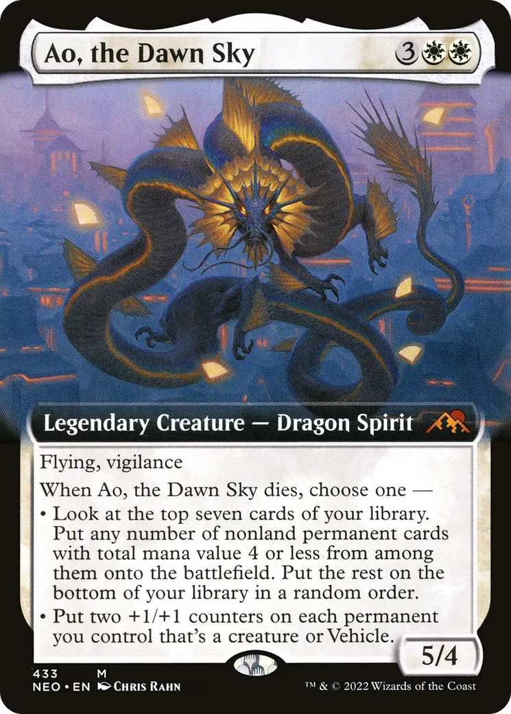 Ao, the Dawn Sky — Kamigawa: Neon Dynasty — Magic: The Gathering