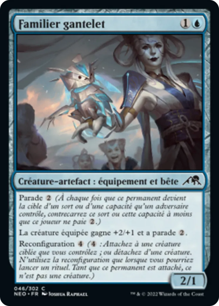 Familier gantelet — Kamigawa: Neon Dynasty — Magic: The Gathering