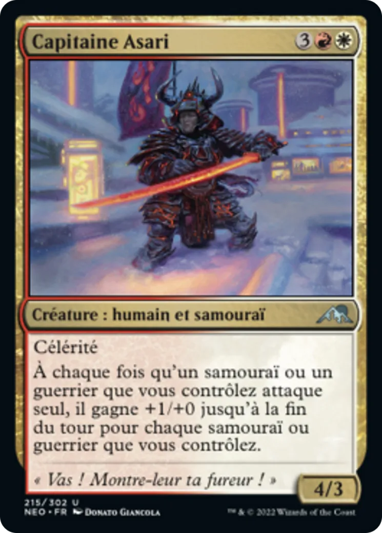 Capitaine Asari — Kamigawa: Neon Dynasty — Magic: The Gathering