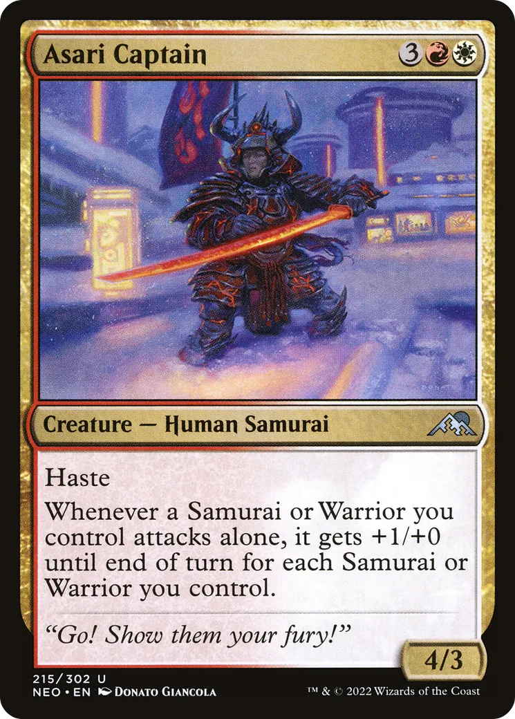 Capitaine Asari — Kamigawa: Neon Dynasty — Magic: The Gathering