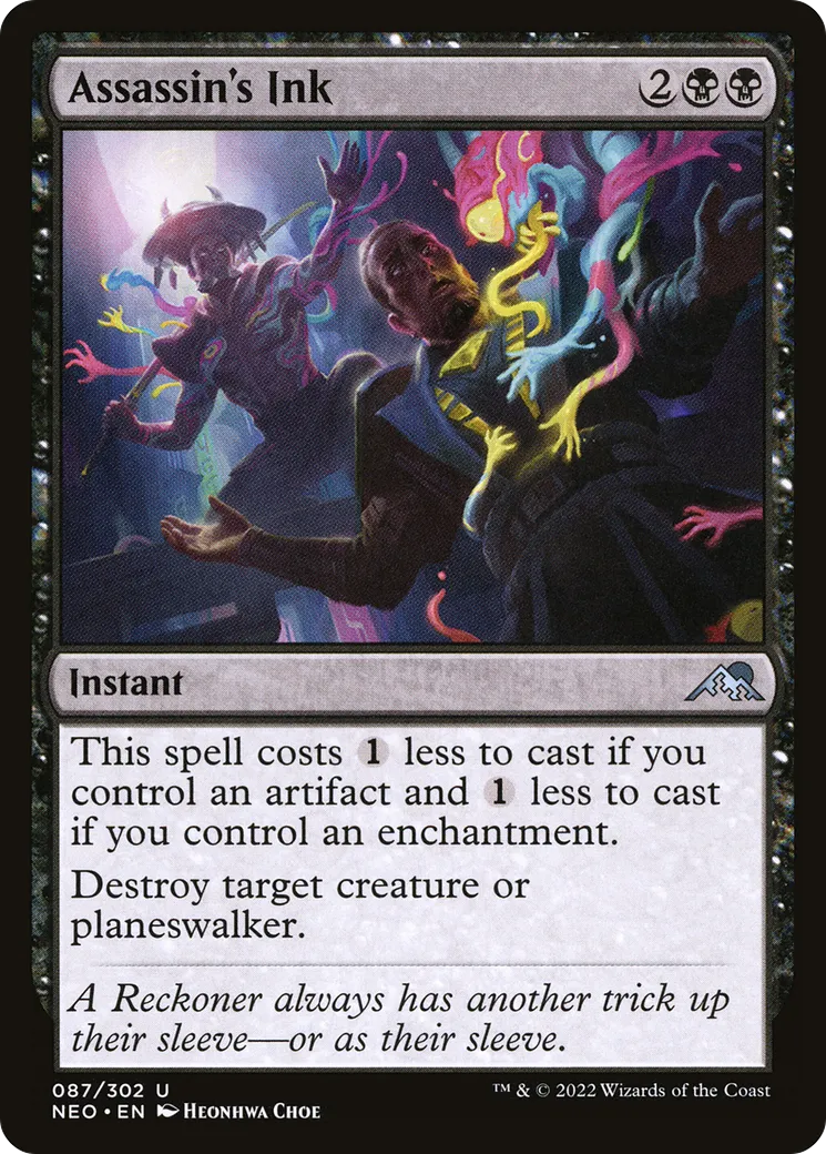 Encre d'assassin — Kamigawa: Neon Dynasty — Magic: The Gathering