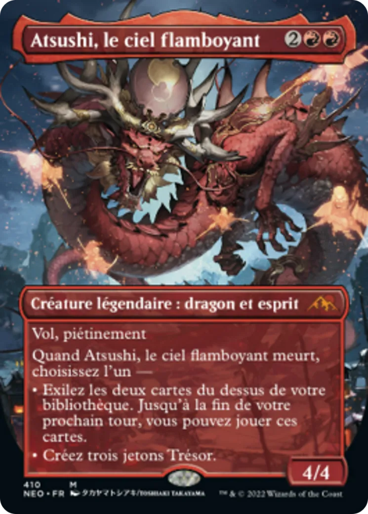 Atsushi, le ciel flamboyant — Kamigawa: Neon Dynasty — Magic: The Gathering