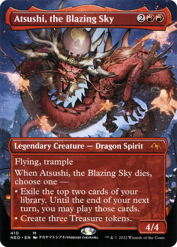 Atsushi, the Blazing Sky — Kamigawa: Neon Dynasty — Magic: The Gathering