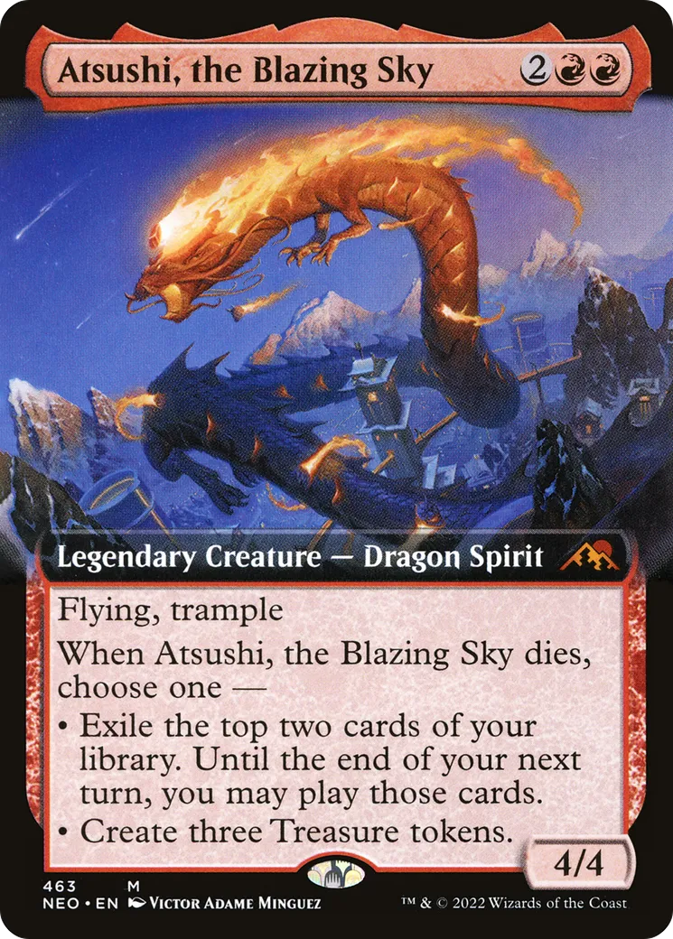 Atsushi, the Blazing Sky — Kamigawa: Neon Dynasty — Magic: The Gathering