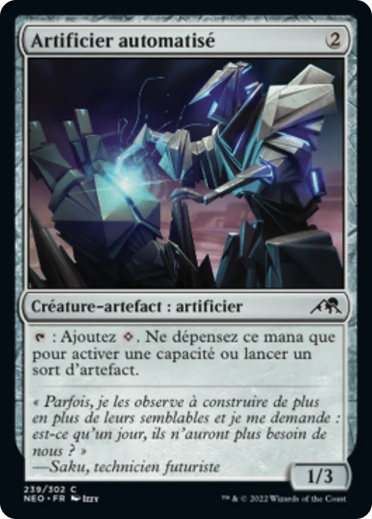 Artificier automatisé — Kamigawa: Neon Dynasty — Magic: The Gathering