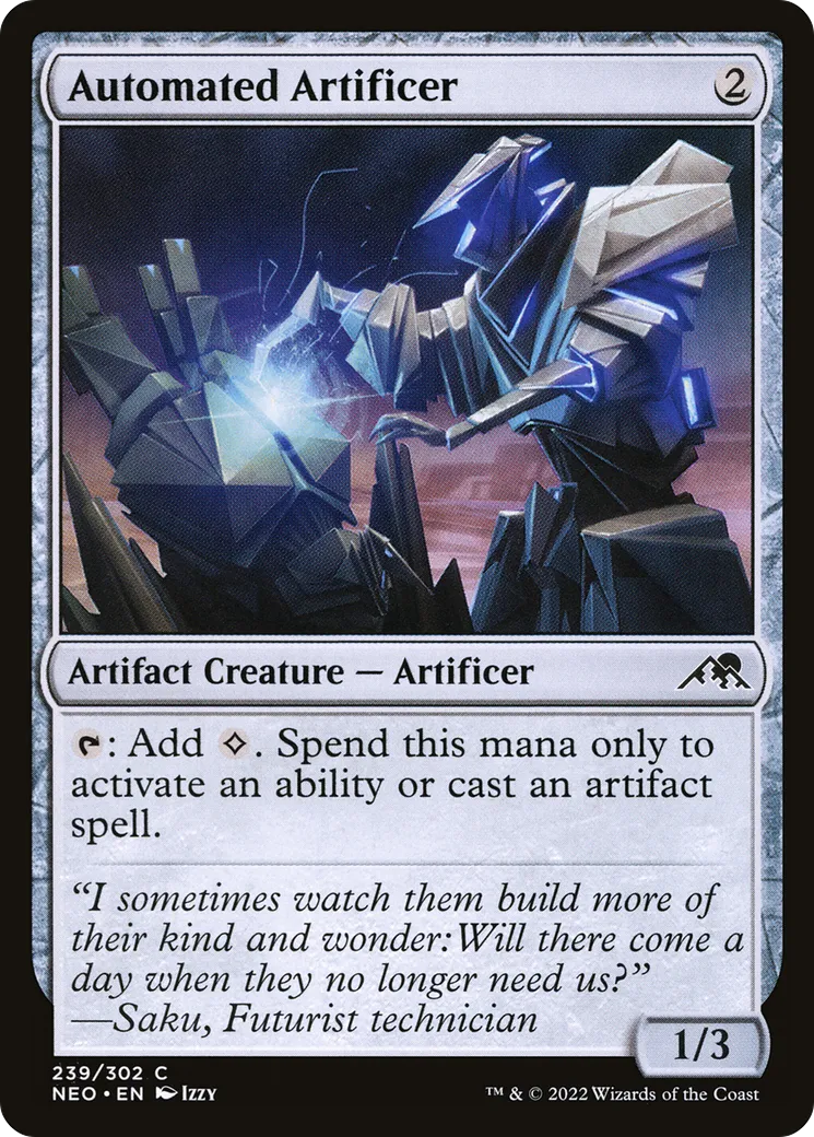 Artificier automatisé — Kamigawa: Neon Dynasty — Magic: The Gathering