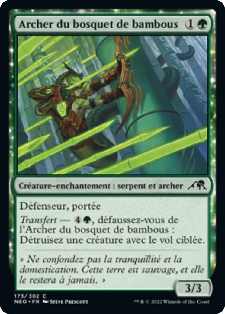 Archer du bosquet de bambous — Kamigawa: Neon Dynasty — Magic: The Gathering