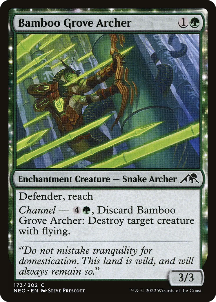 Archer du bosquet de bambous — Kamigawa: Neon Dynasty — Magic: The Gathering