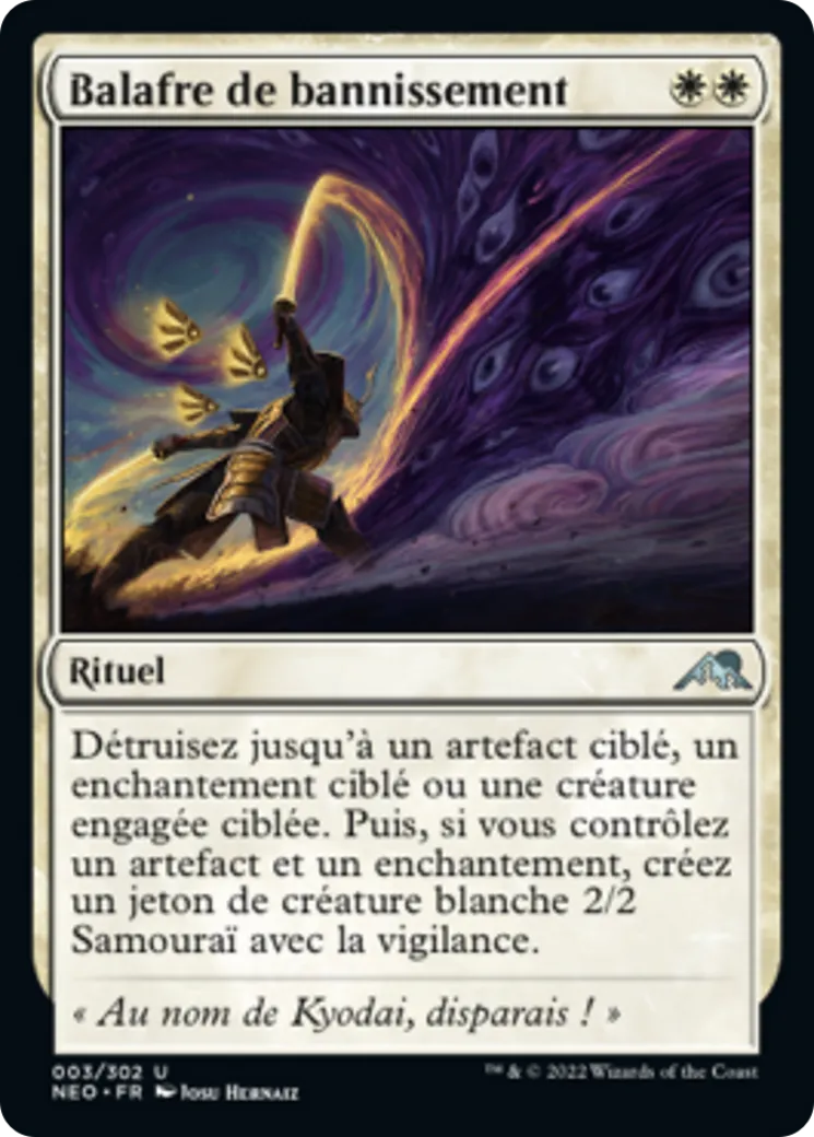 Balafre de bannissement — Kamigawa: Neon Dynasty — Magic: The Gathering