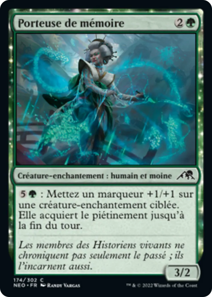 Porteuse de mémoire — Kamigawa: Neon Dynasty — Magic: The Gathering