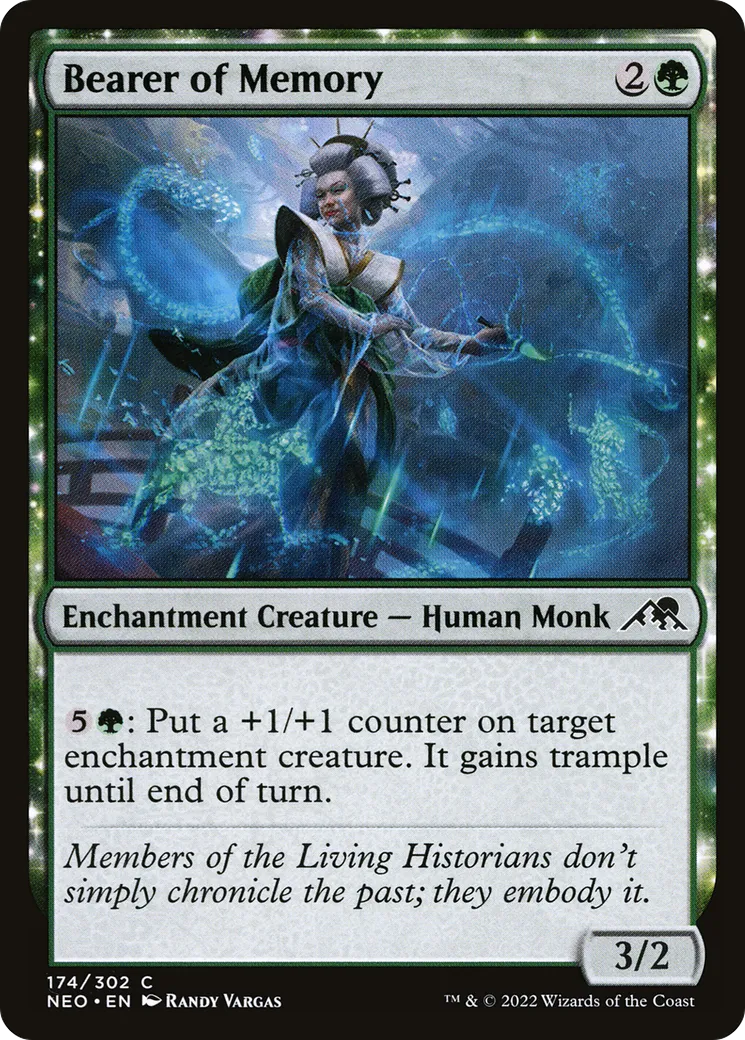 Porteuse de mémoire — Kamigawa: Neon Dynasty — Magic: The Gathering