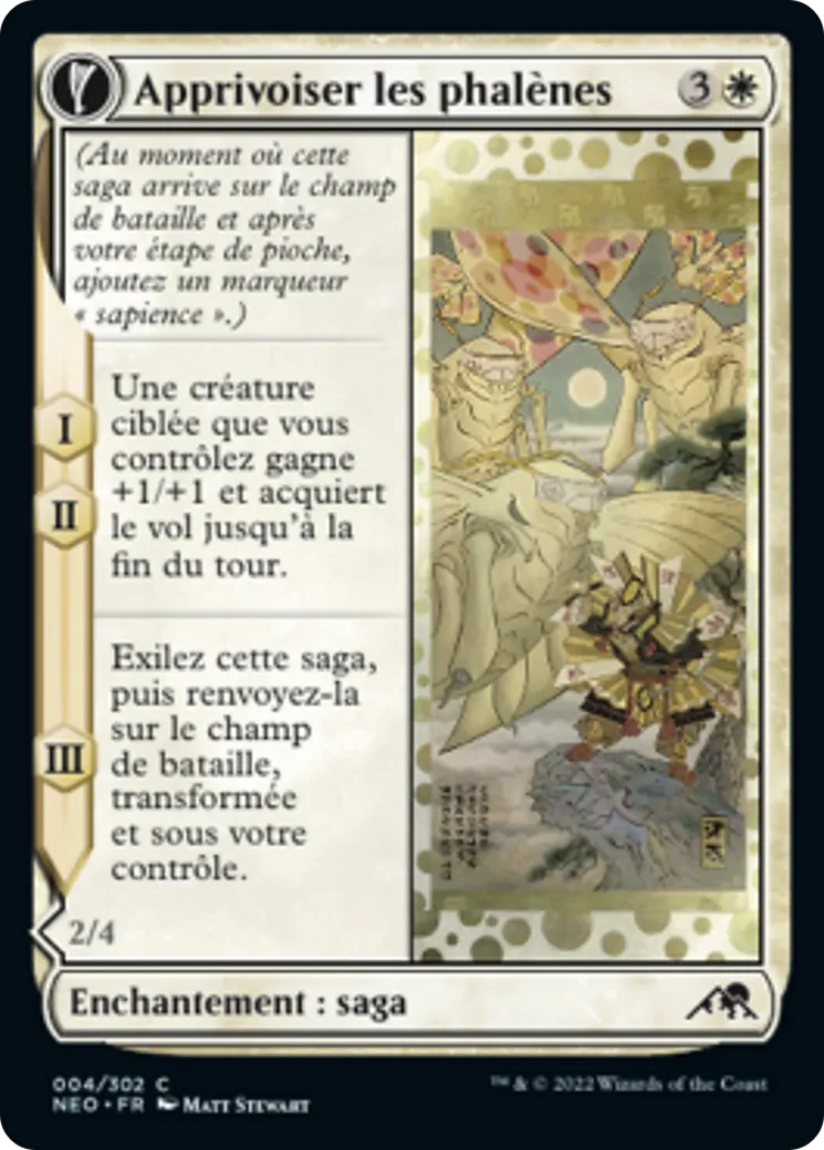 Apprivoiser les phalènes // Phalène impériale — Kamigawa: Neon Dynasty — Magic: The Gathering