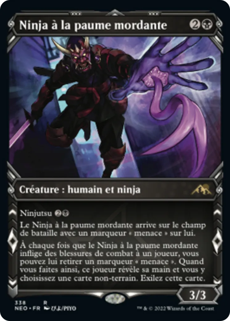 Ninja à la paume mordante — Kamigawa: Neon Dynasty — Magic: The Gathering
