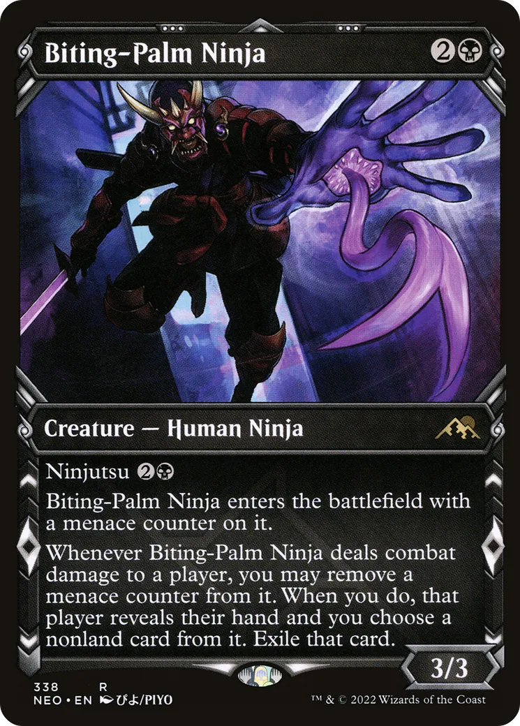 Biting-Palm Ninja — Kamigawa: Neon Dynasty — Magic: The Gathering