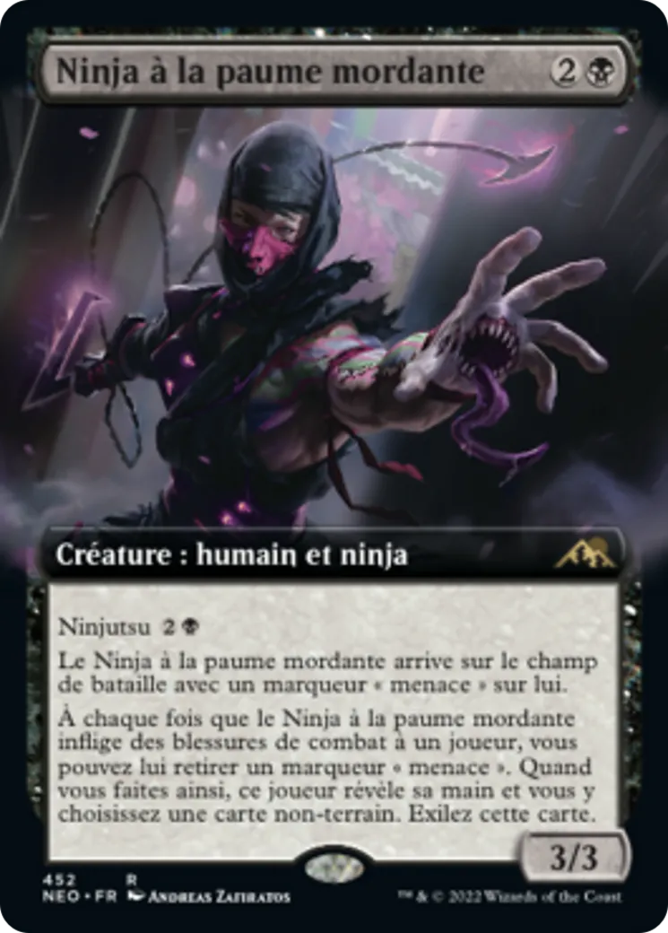 Ninja à la paume mordante — Kamigawa: Neon Dynasty — Magic: The Gathering