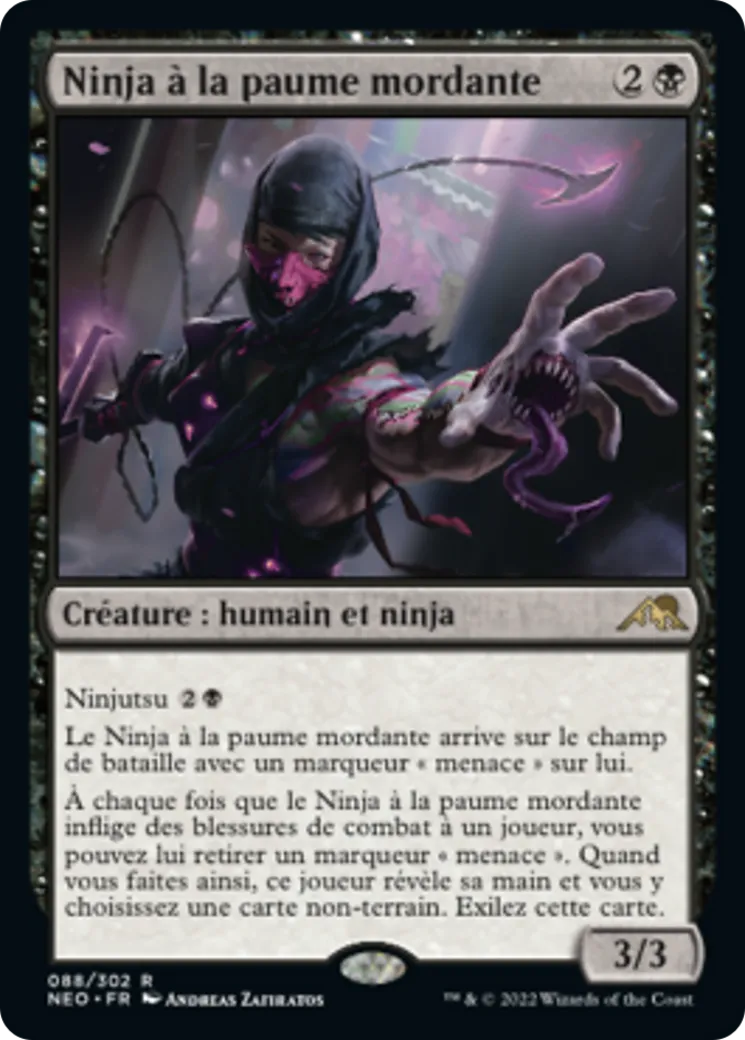 Ninja à la paume mordante — Kamigawa: Neon Dynasty — Magic: The Gathering