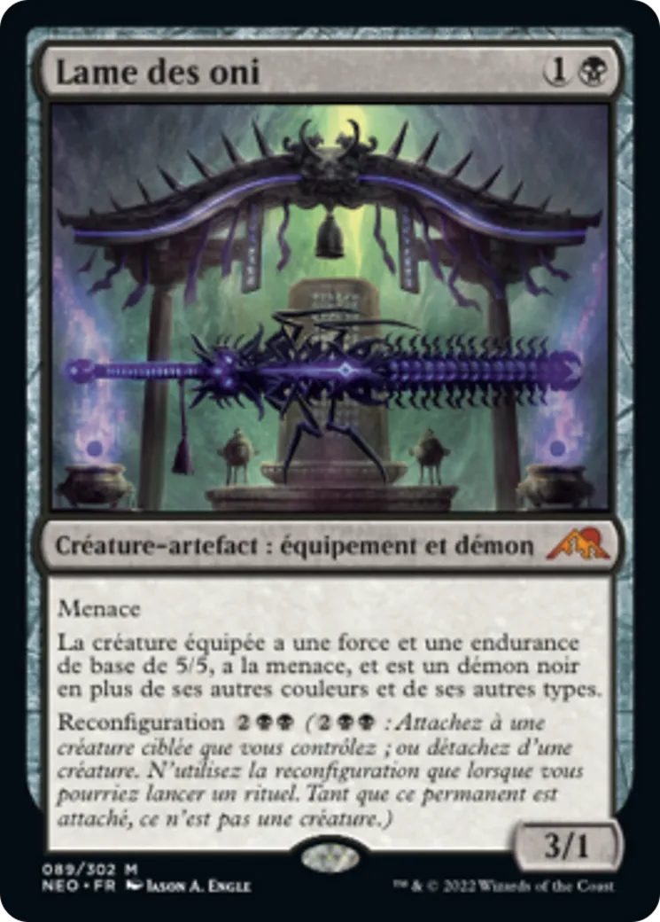 Lame des oni — Kamigawa: Neon Dynasty — Magic: The Gathering