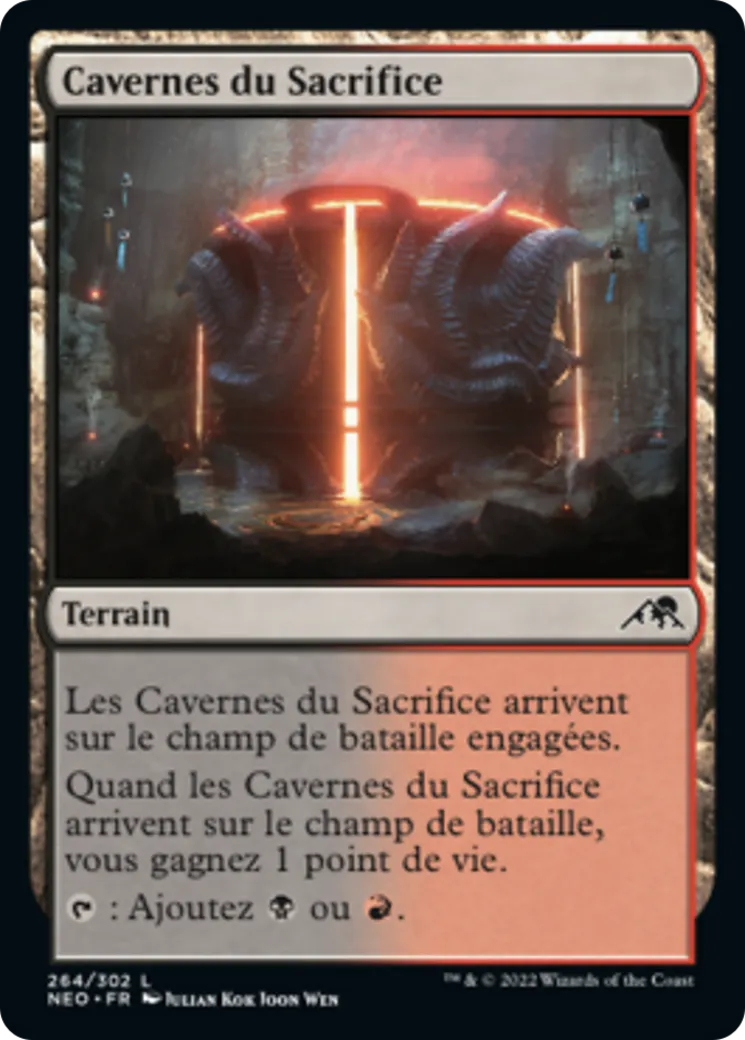 Cavernes du Sacrifice — Kamigawa: Neon Dynasty — Magic: The Gathering