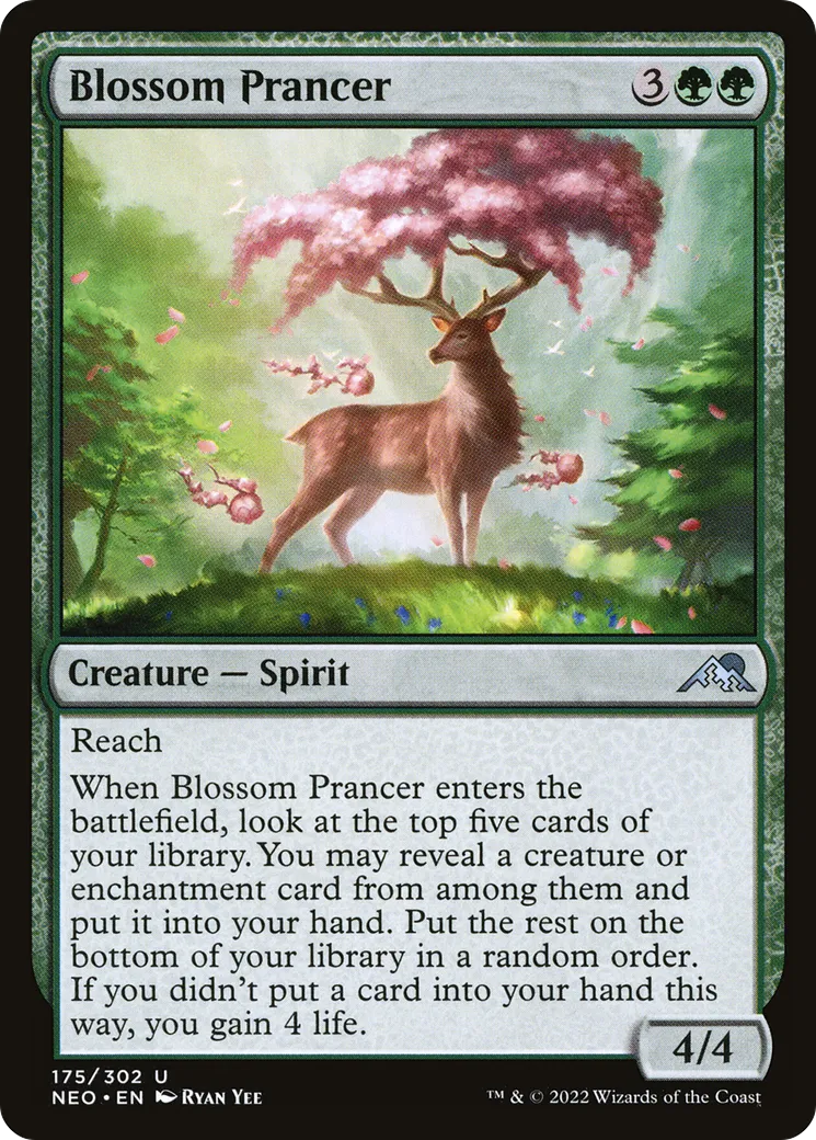 Blossom Prancer — Kamigawa: Neon Dynasty — Magic: The Gathering