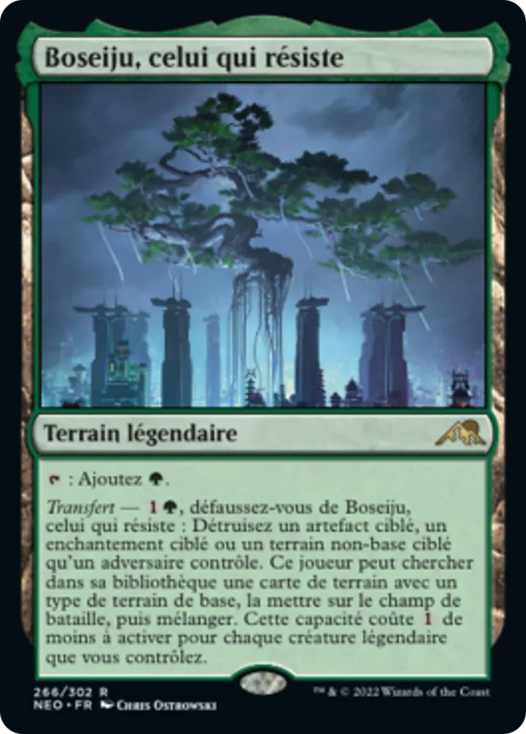 Boseiju, celui qui résiste — Kamigawa: Neon Dynasty — Magic: The Gathering