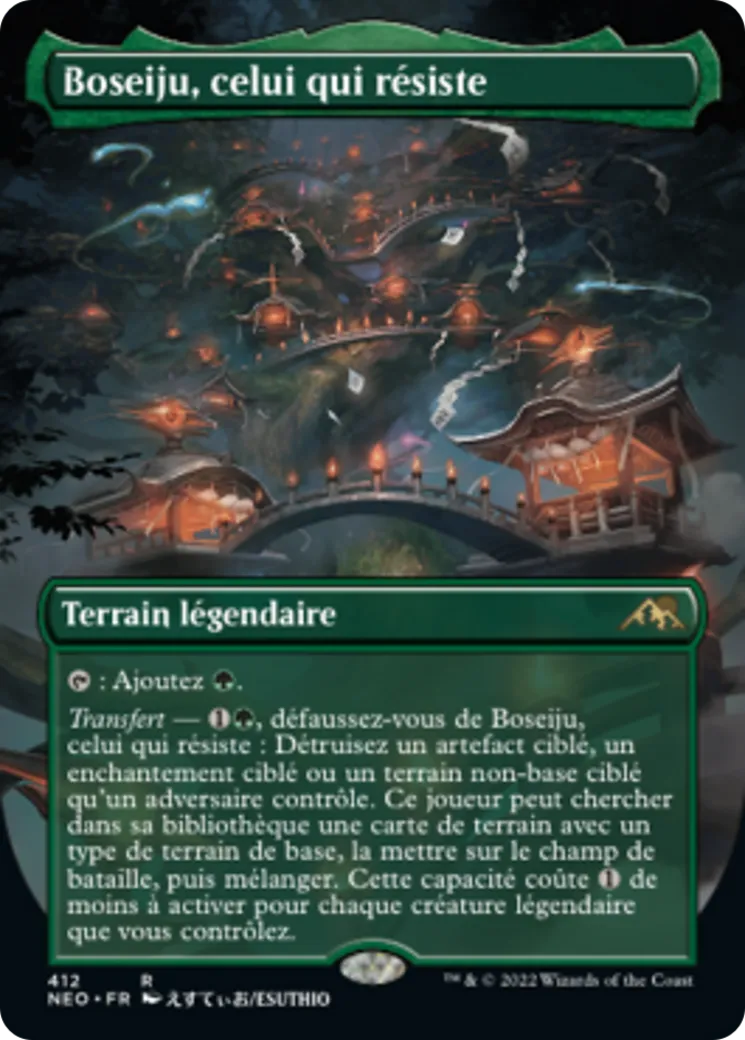 Boseiju, celui qui résiste — Kamigawa: Neon Dynasty — Magic: The Gathering