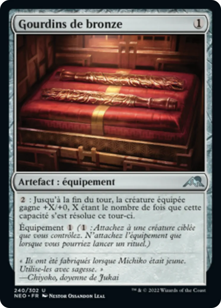 Gourdins de bronze — Kamigawa: Neon Dynasty — Magic: The Gathering