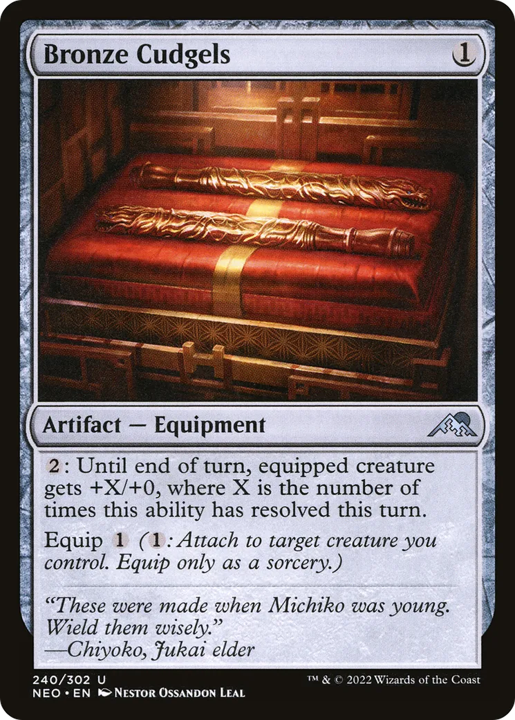 Bronze Cudgels — Kamigawa: Neon Dynasty — Magic: The Gathering