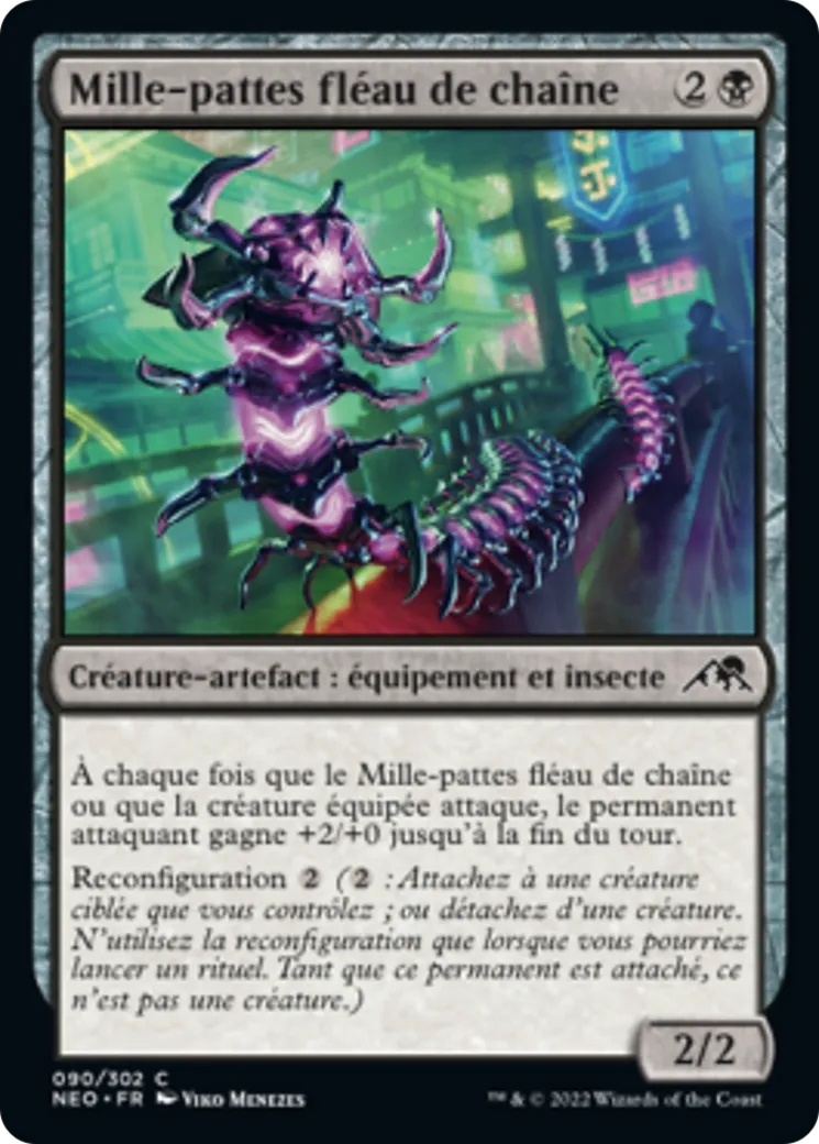 Mille-pattes fléau de chaîne — Kamigawa: Neon Dynasty — Magic: The Gathering