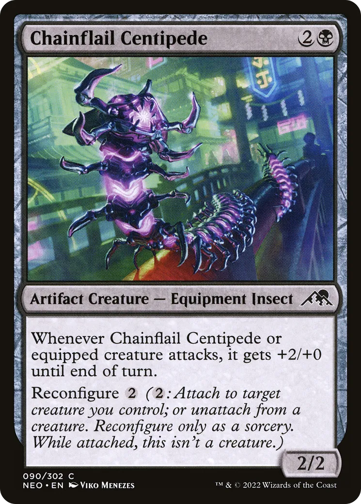 Mille-pattes fléau de chaîne — Kamigawa: Neon Dynasty — Magic: The Gathering