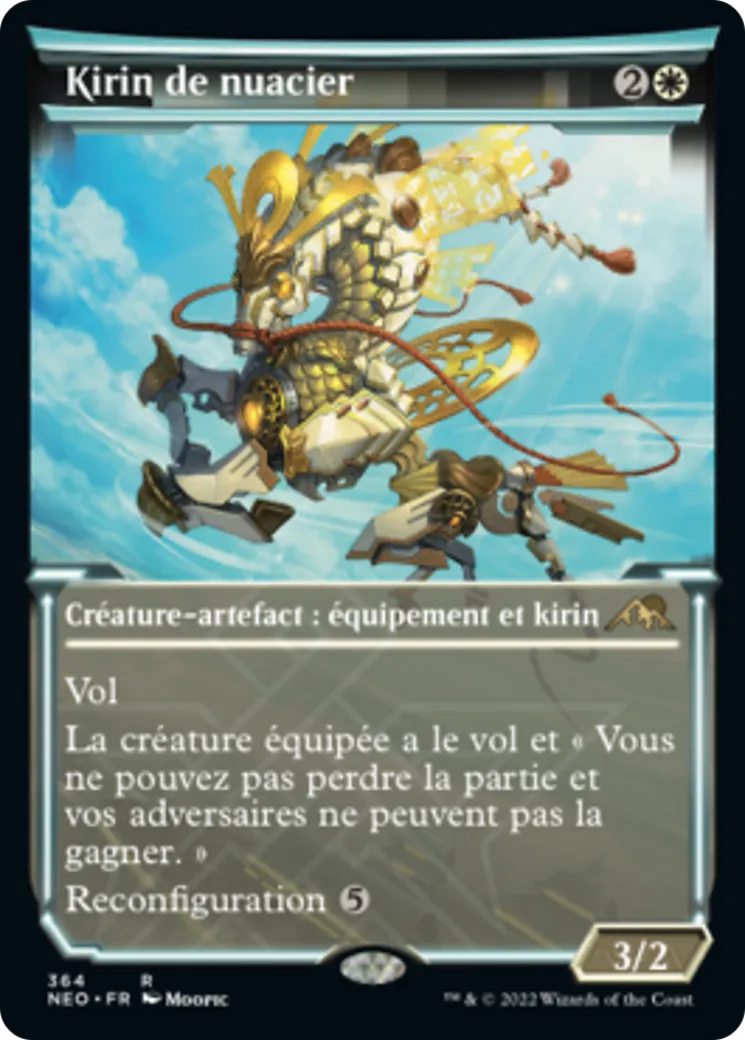 Kirin de nuacier — Kamigawa: Neon Dynasty — Magic: The Gathering