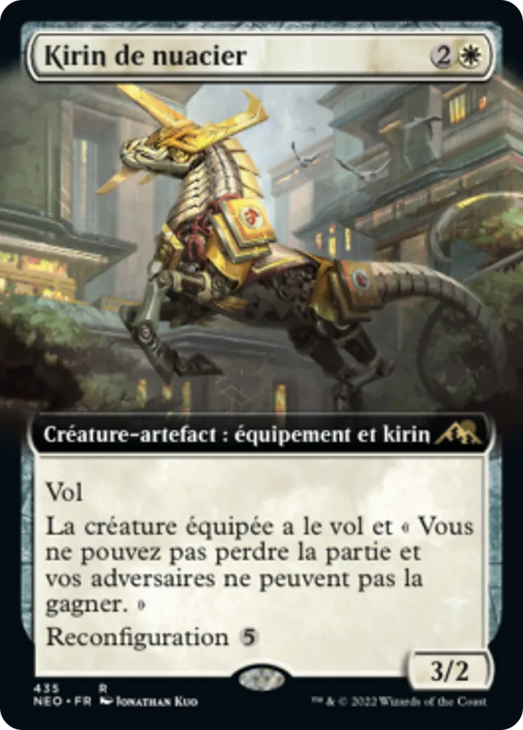 Kirin de nuacier — Kamigawa: Neon Dynasty — Magic: The Gathering