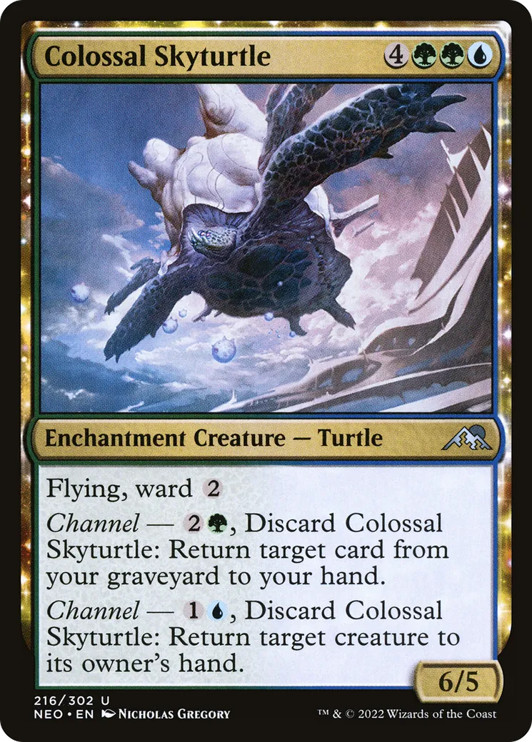 Colossal Skyturtle — Kamigawa: Neon Dynasty — Magic: The Gathering