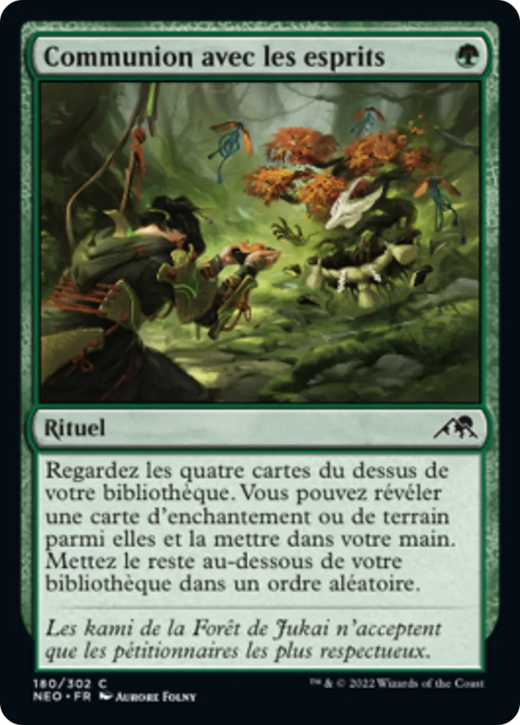 Communion avec les esprits — Kamigawa: Neon Dynasty — Magic: The Gathering