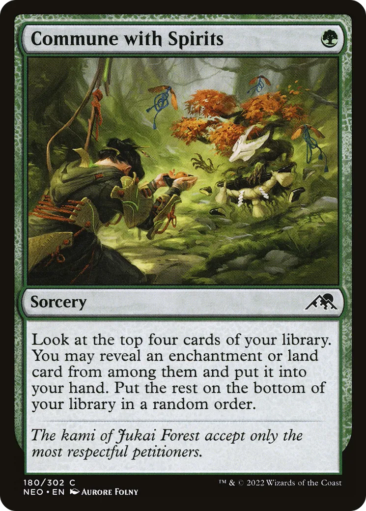Commune with Spirits — Kamigawa: Neon Dynasty — Magic: The Gathering