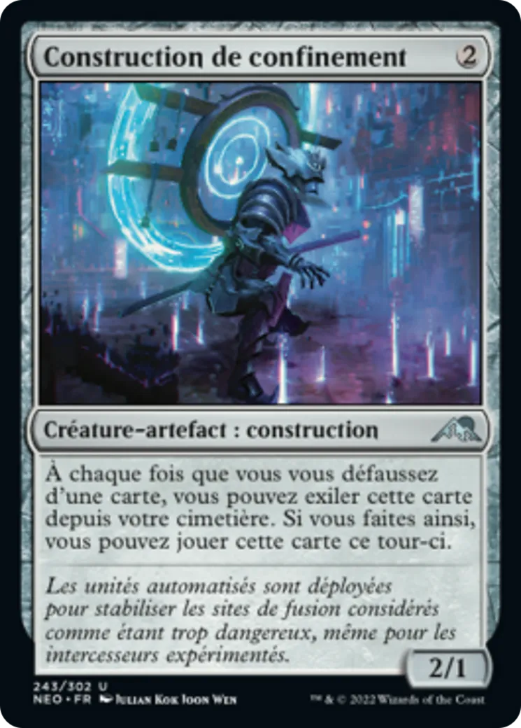 Construction de confinement — Kamigawa: Neon Dynasty — Magic: The Gathering