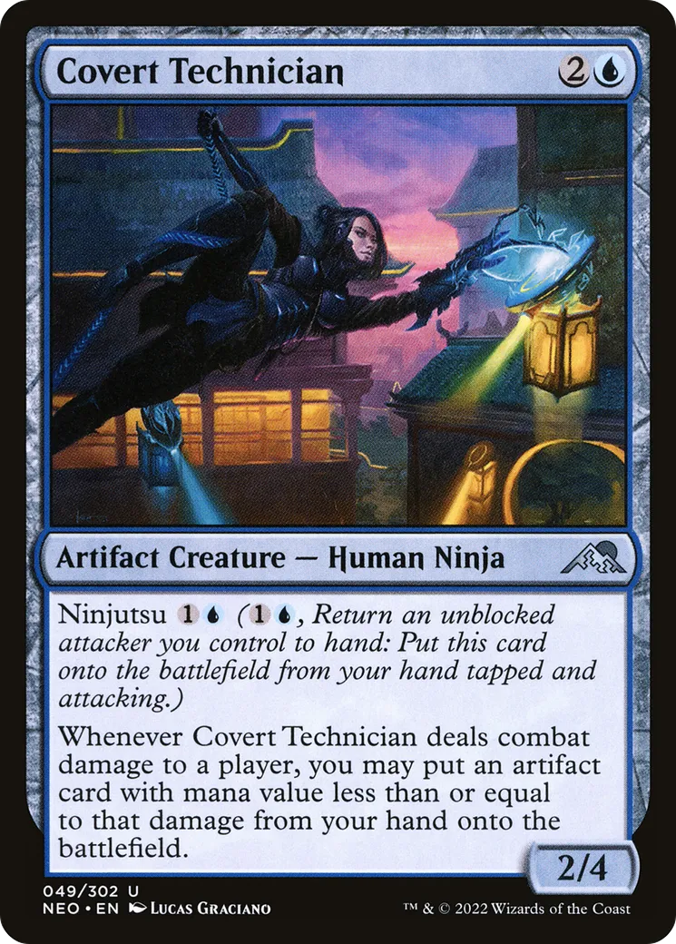 Technicienne cachée — Kamigawa: Neon Dynasty — Magic: The Gathering