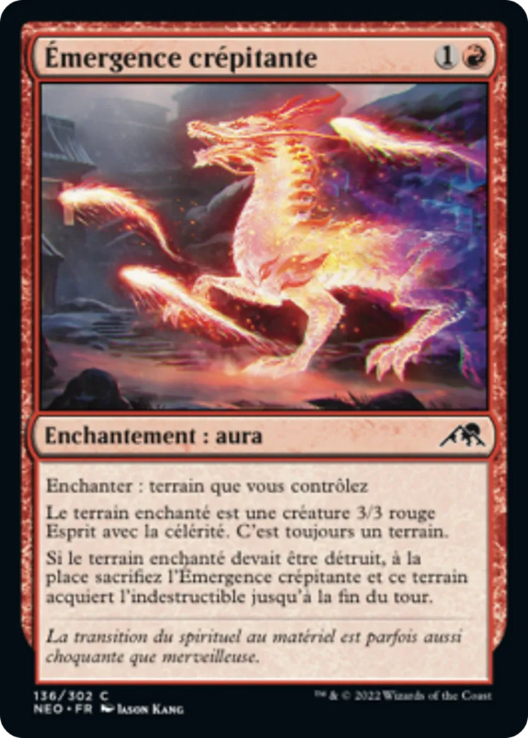 Émergence crépitante — Kamigawa: Neon Dynasty — Magic: The Gathering