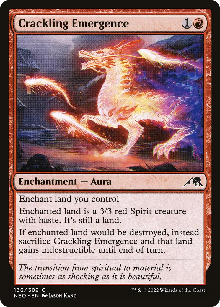 Émergence crépitante — Kamigawa: Neon Dynasty — Magic: The Gathering
