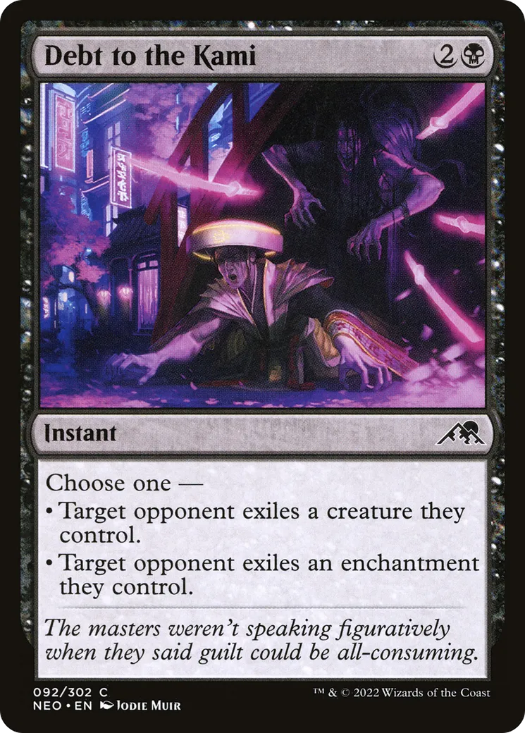 Debt to the Kami — Kamigawa: Neon Dynasty — Magic: The Gathering