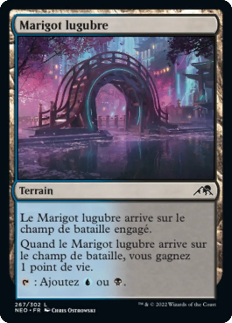 Marigot lugubre — Kamigawa: Neon Dynasty — Magic: The Gathering