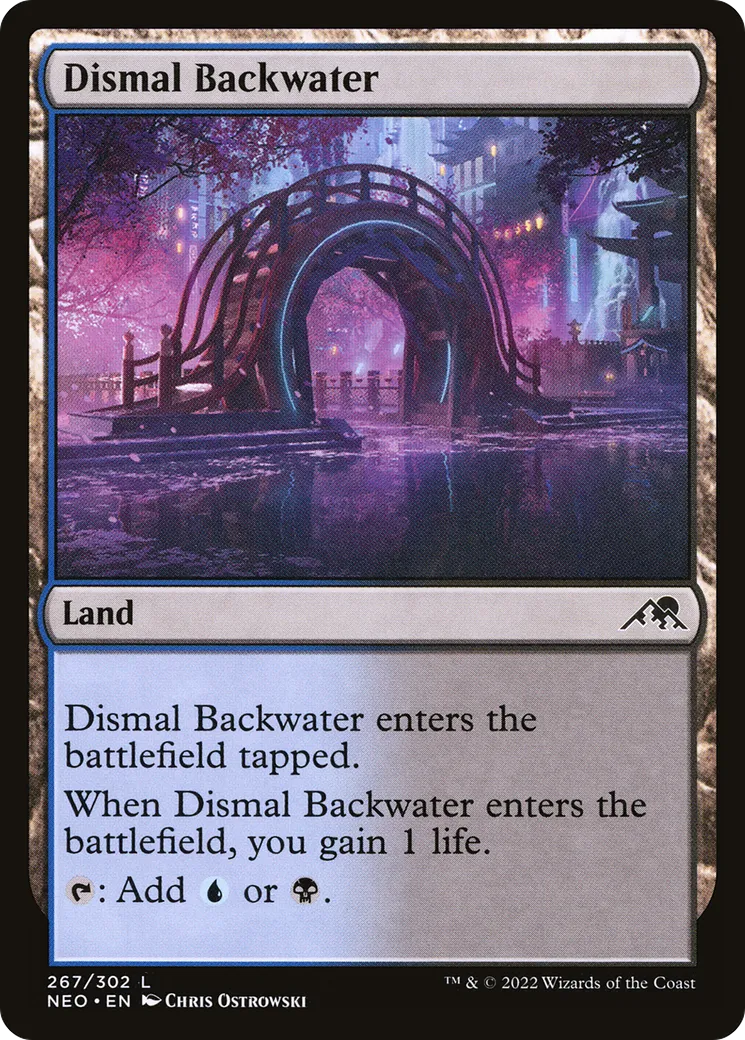 Dismal Backwater — Kamigawa: Neon Dynasty — Magic: The Gathering