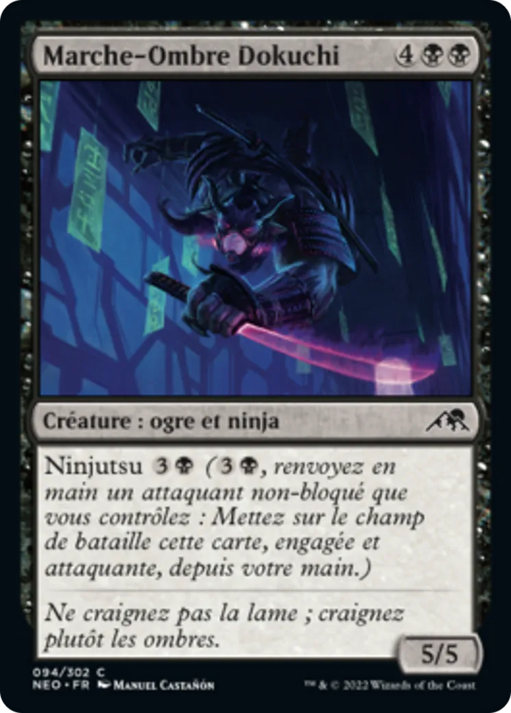 Marche-Ombre Dokuchi — Kamigawa: Neon Dynasty — Magic: The Gathering