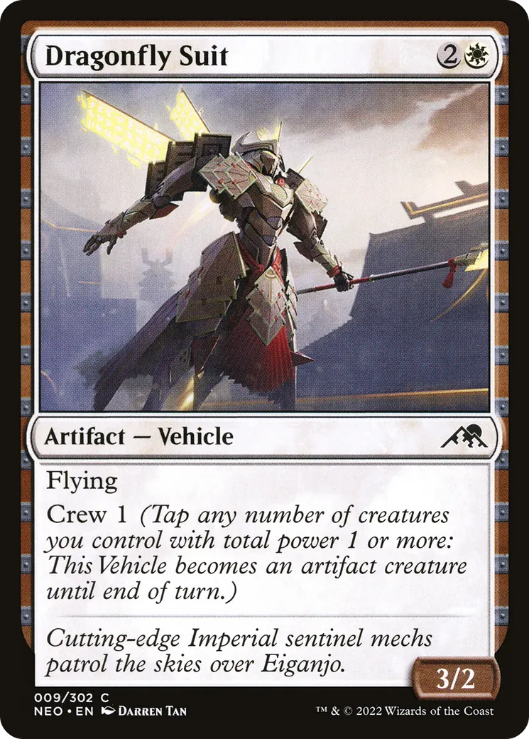 Dragonfly Suit — Kamigawa: Neon Dynasty — Magic: The Gathering