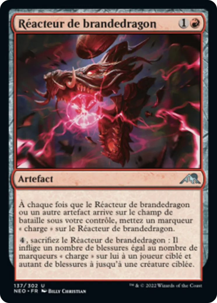 Réacteur de brandedragon — Kamigawa: Neon Dynasty — Magic: The Gathering