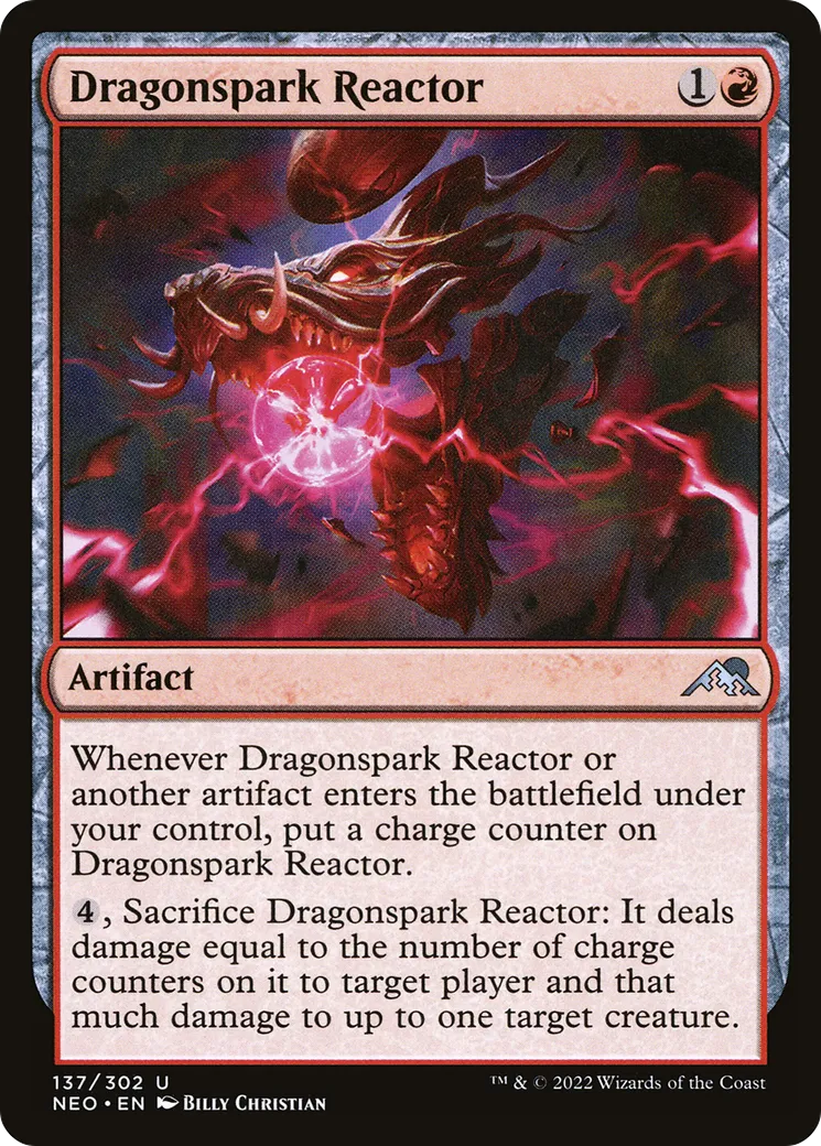 Réacteur de brandedragon — Kamigawa: Neon Dynasty — Magic: The Gathering