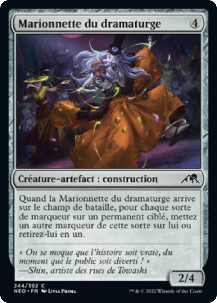 Marionnette du dramaturge — Kamigawa: Neon Dynasty — Magic: The Gathering