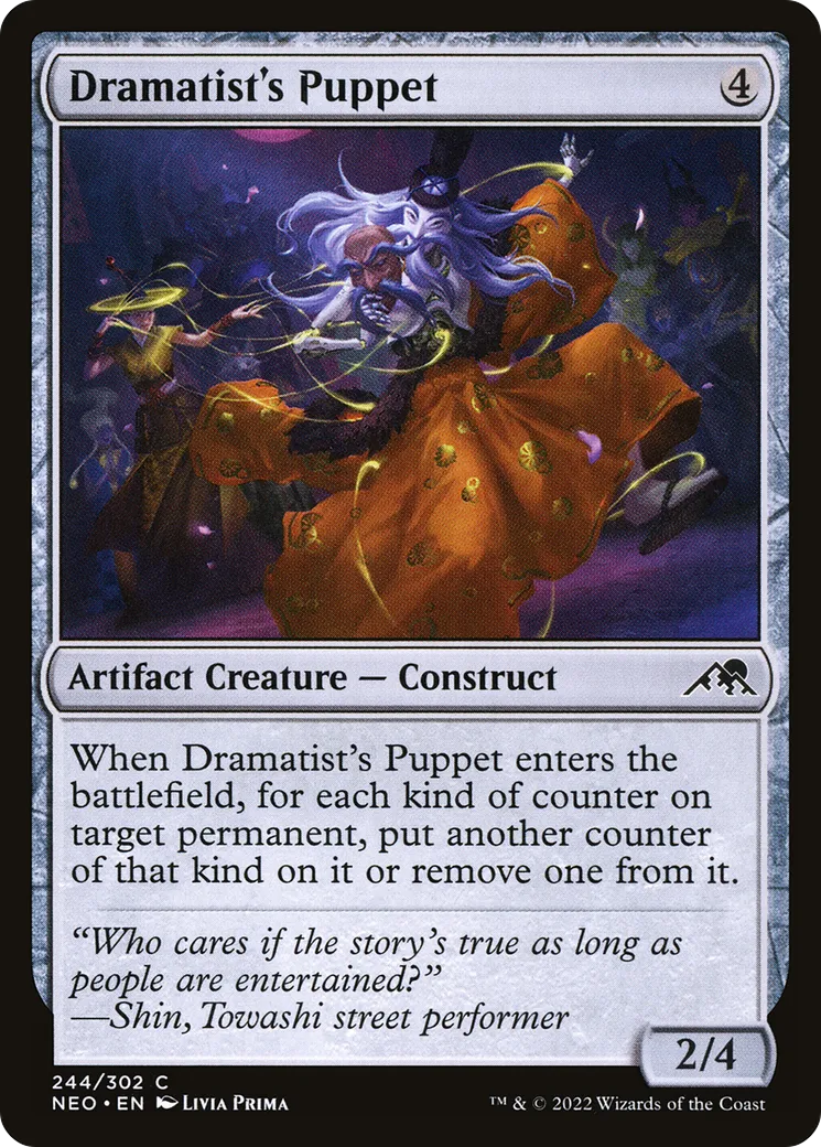 Marionnette du dramaturge — Kamigawa: Neon Dynasty — Magic: The Gathering